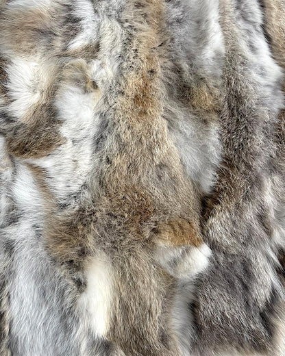 Honeysuckle Rose Rabbit Fur Paisley Lined Piping Trim Vest