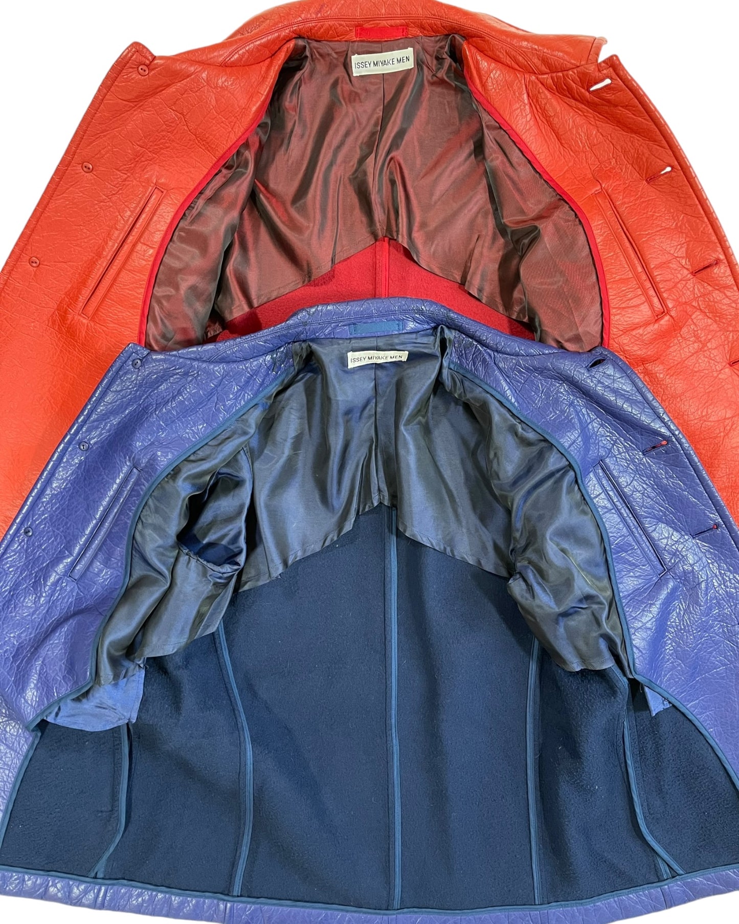 AW1997 Issey Miyake Men Eco Leather Utility Jackets