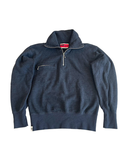 General Research 1997 'FOR left handed' Wool/Cotton 1/4 Zip Sweatshirt