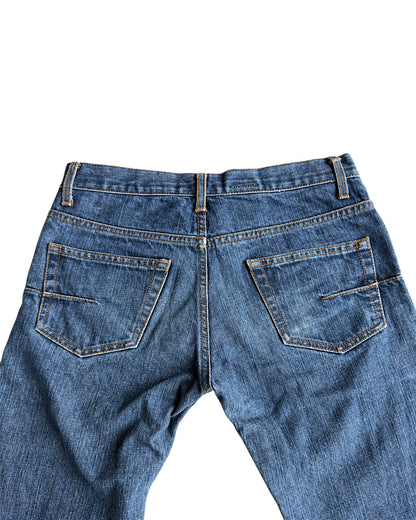 Dior Homme SS06 Indigo Blue Washed Slim Denim Jeans