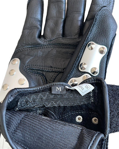 Kadoya Hammer Studded Spike Armor Leather Gloves