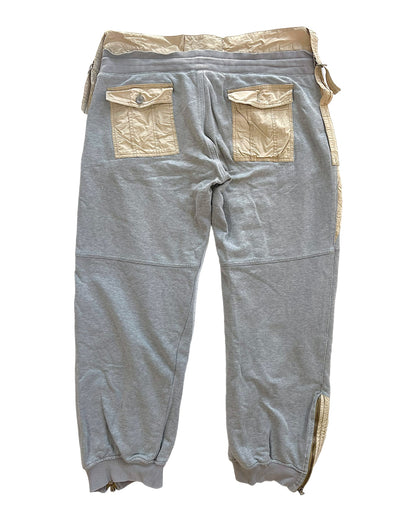 SS2006 Dolce & Gabbana Double Waist Hybrid Sweatpants