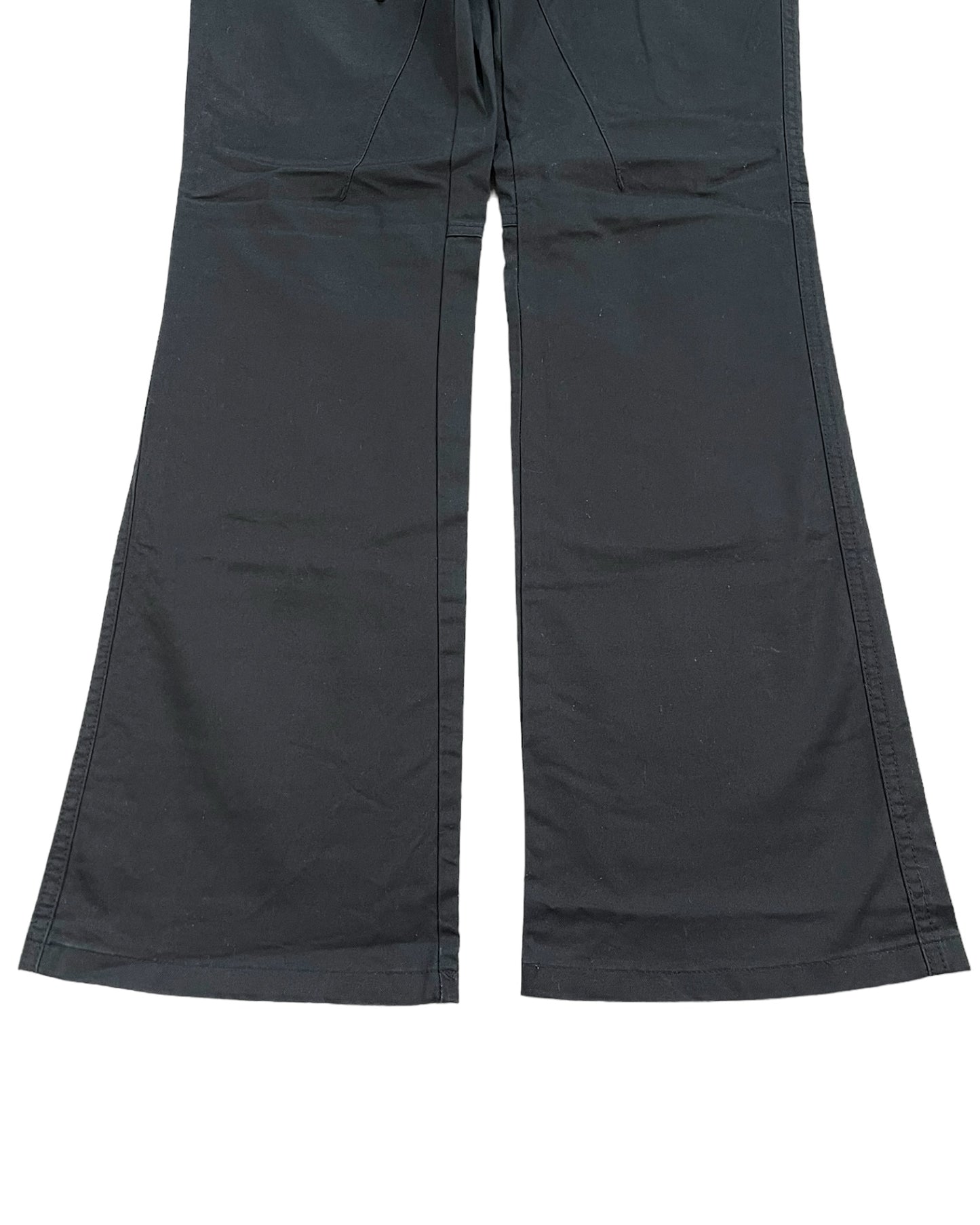 Tornado Mart Multi-Zip Pockets Flare Pants