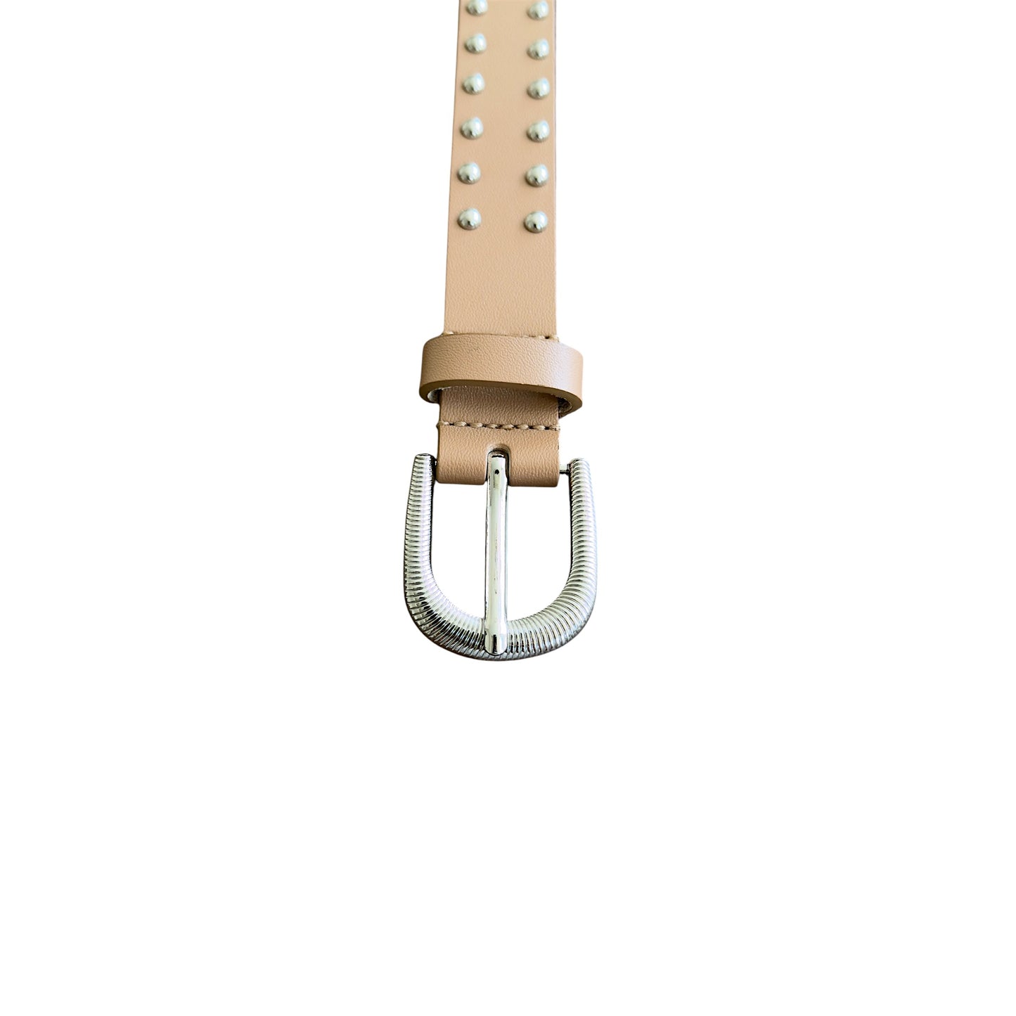 Semantic Design Round Studded Western Leather Belt