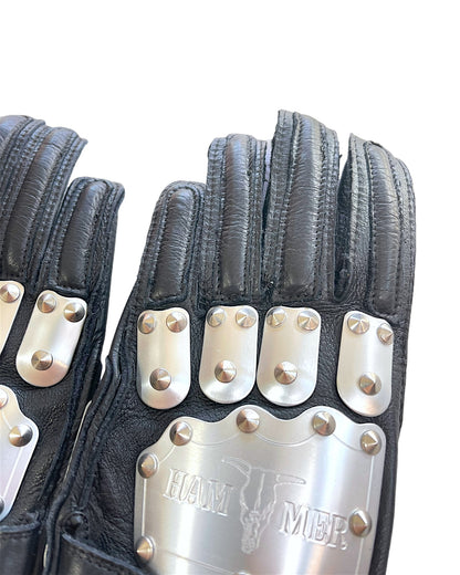 Kadoya Hammer Studded Spike Armor Leather Gloves