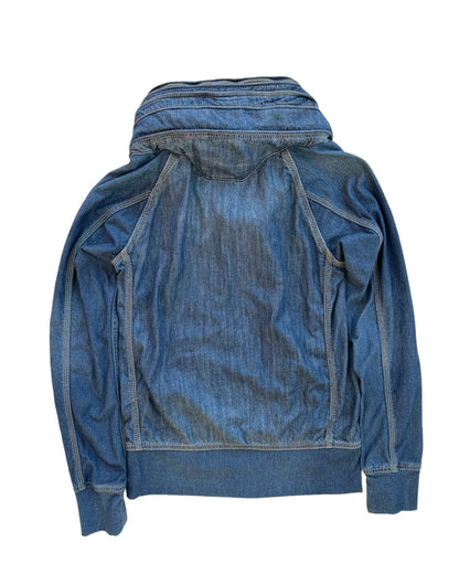 GOA Natural Vintage Denim Bono Packable Wire Hoodie Jacket