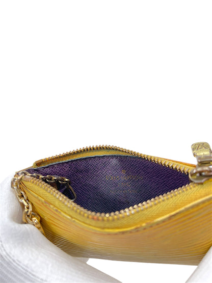 Louis Vuitton FW00 Epi Leather Keychain Coin Zip Pouch