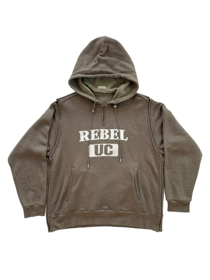 AW1999/2000 Undercover "Ambivalence" Small Parts Rebel Wool Hoodie