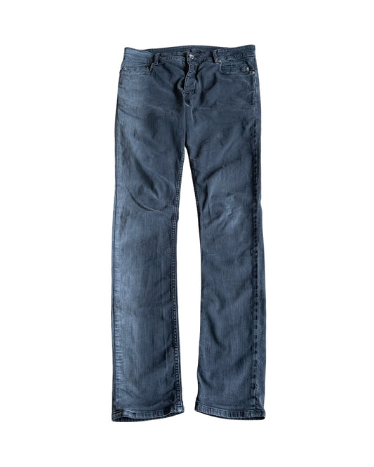 Rick Owens Drkshdw FW19 Faded Black Tyrone Cut Denim Jeans