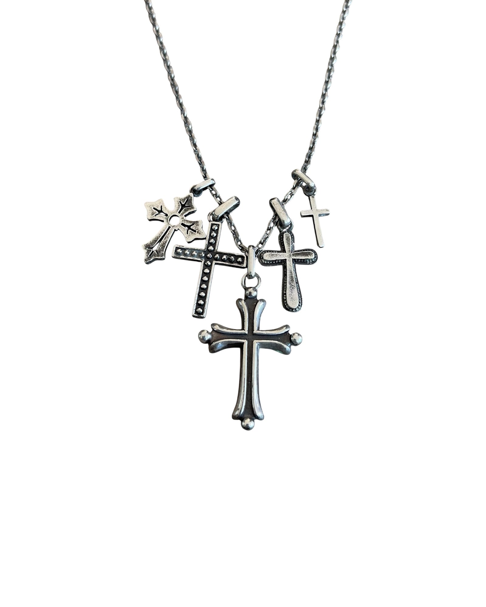 アクセサリー 00's archive undercover necklace Undercover Vintage Genuine Silver Diamond Bones Pendant