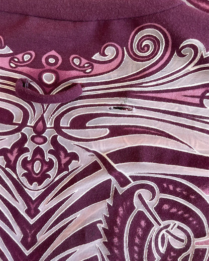 Jean Paul Gaultier SS96 'Cyberdada' Tribal Tattoo Mesh Top