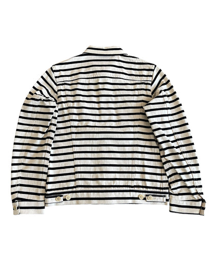 Junya Watanabe SS11 Border Stripes Cotton Trucker Jacket