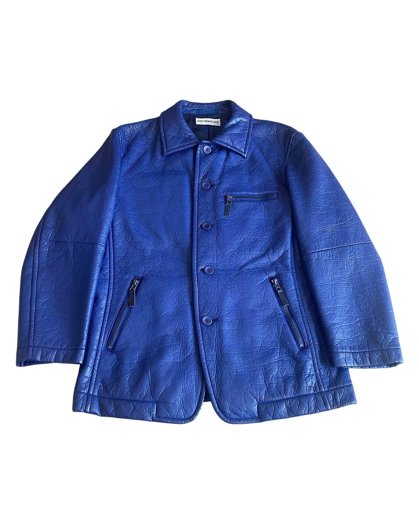 Issey Miyake Men AW97 Eco Leather Utility Jacket