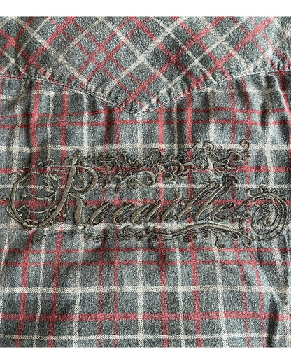 Yasuyuki Ishii ‘Rocaille’ Embroidery Western Plaid Flannel