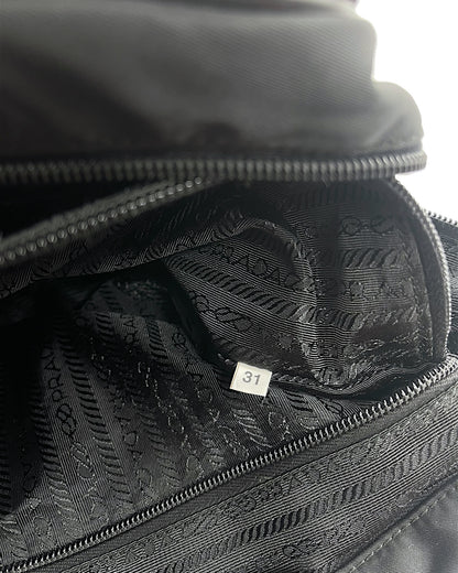 Prada AW09 Nylon & Leather Business Laptop Shoulder Bag