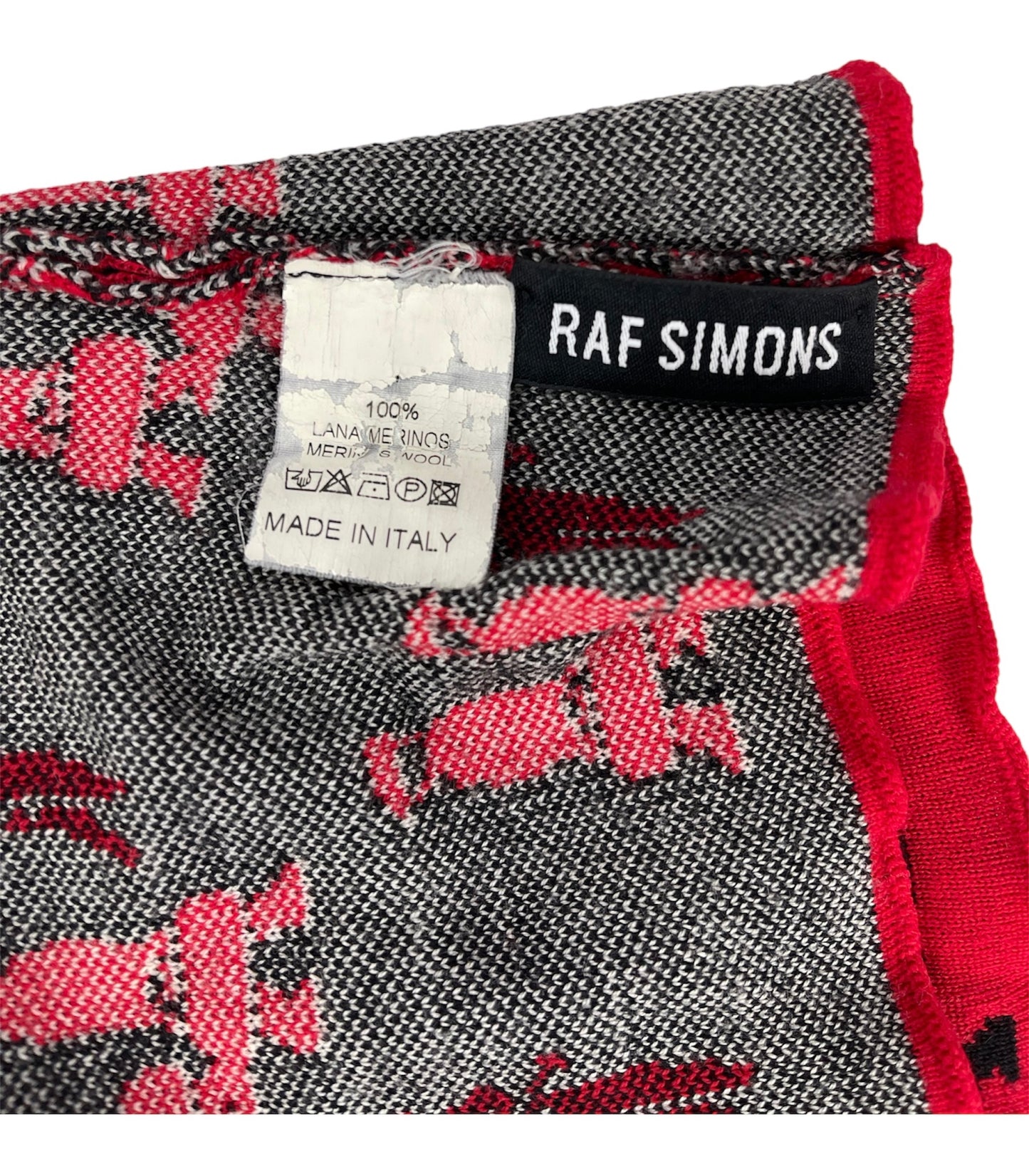 AW2013 Raf Simons Wool Knit Neck Warmer