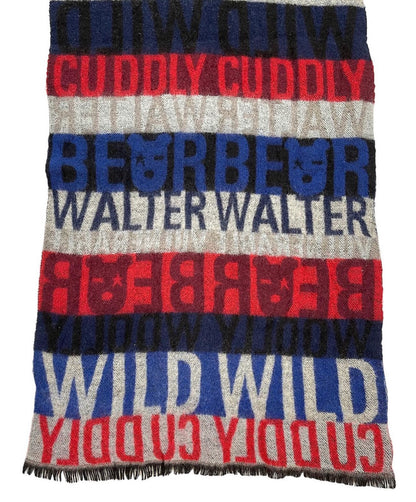 aestheticterrorists by Walter Van Beirendonck Cuddly Woolly Bear Scarf