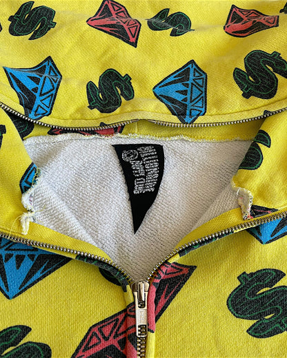 Billionaire Boys Club 2005 Season 1 Diamonds & Dollars Full Zip Hoodie