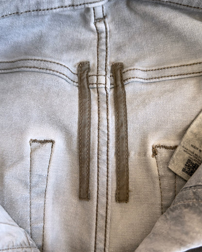 Rick Owens Drkshdw SS22 "Fogachine" Pearl Detroit Cut Denim Jeans