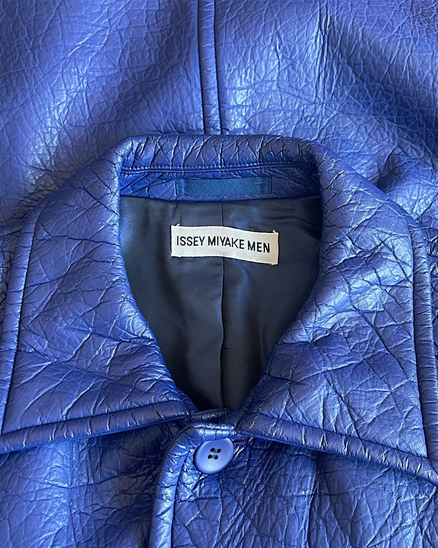 Issey Miyake Men AW97 Eco Leather Utility Jacket