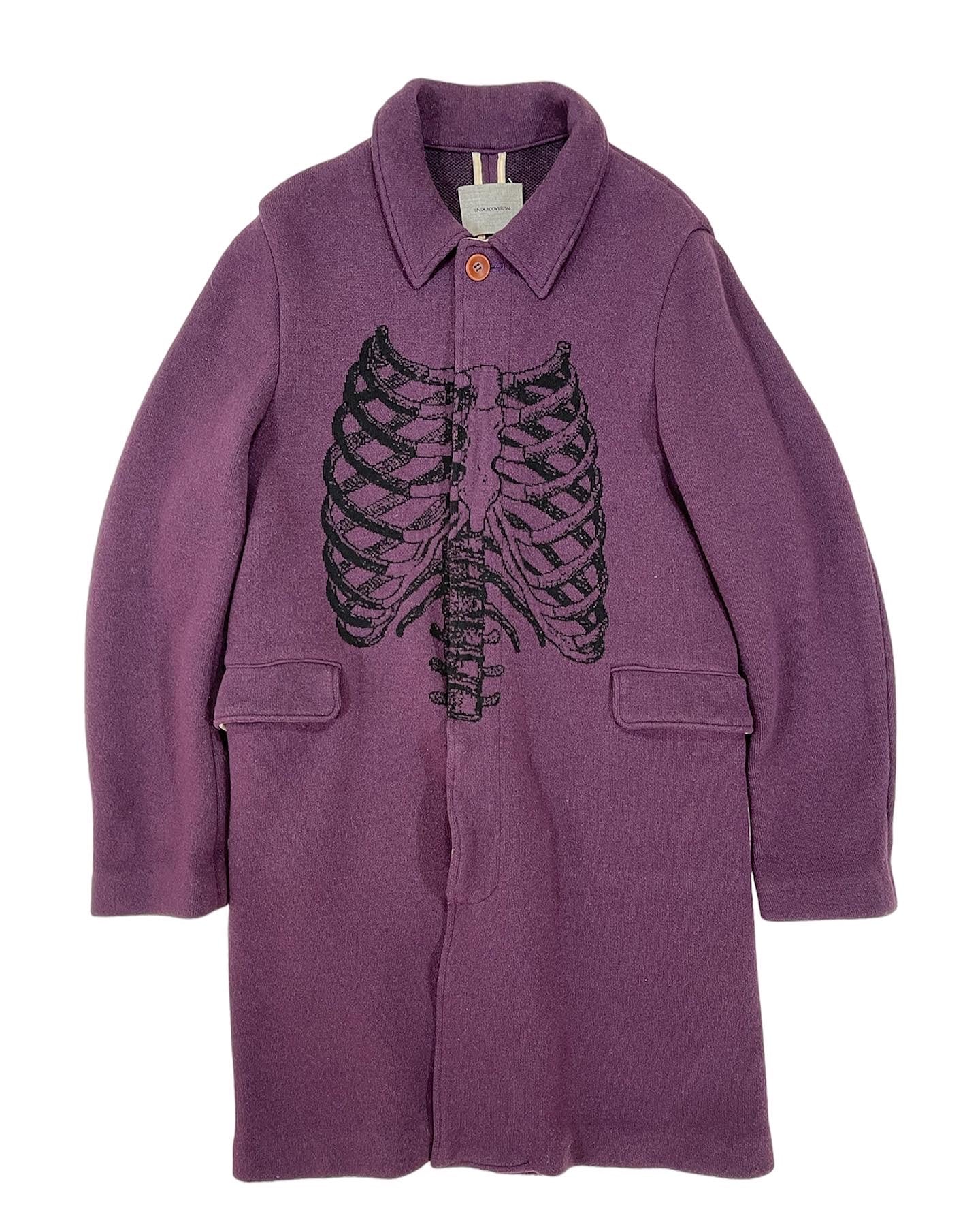 AW2013 Undercover “Anatomicouture” Ribcage Wool Coat