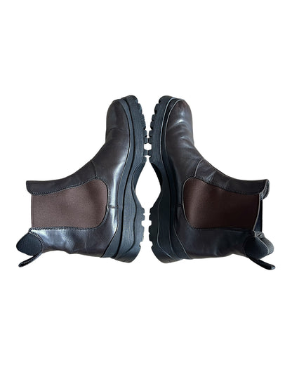 Prada Sport Chelsea Hiking Leather Boots