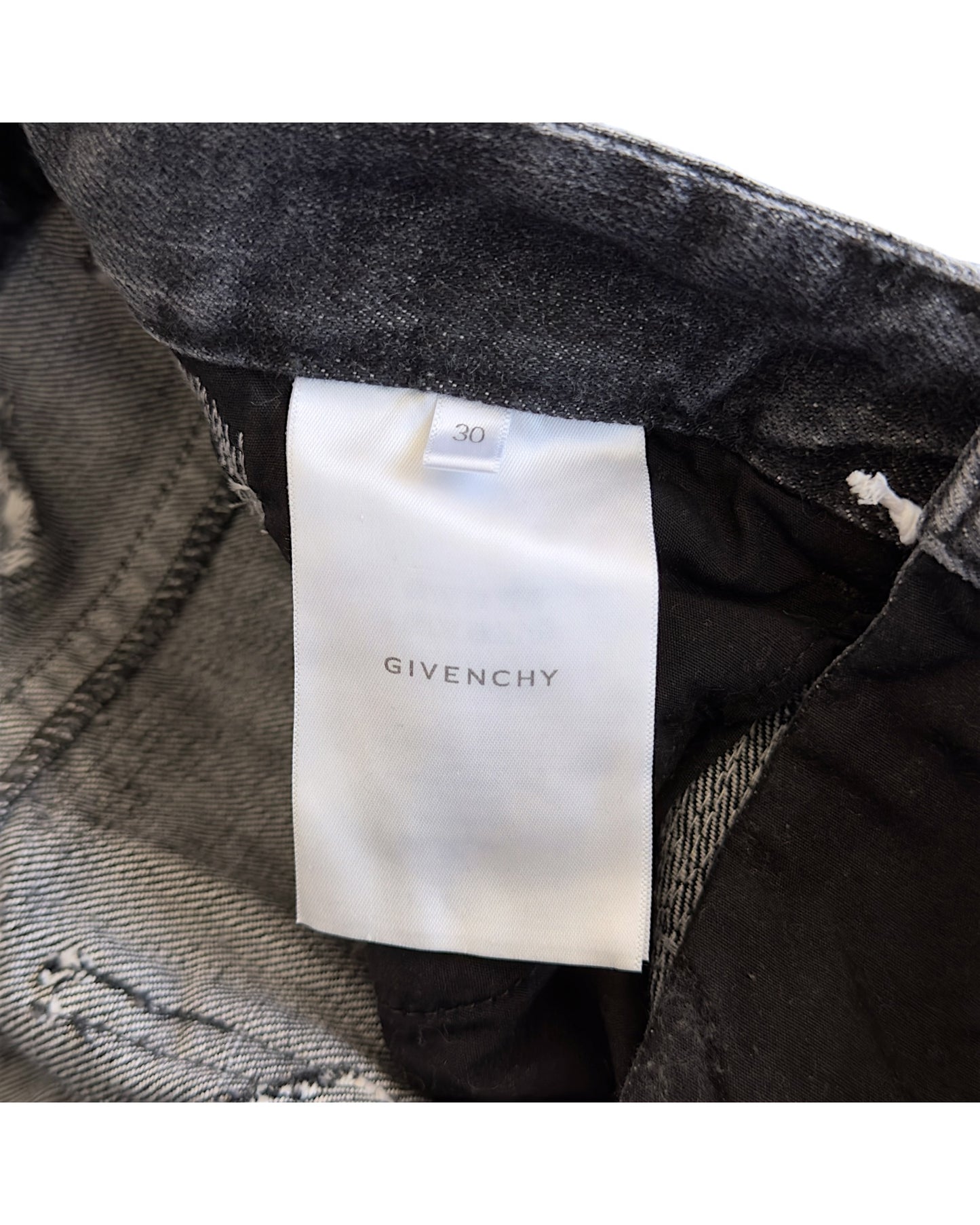 Givenchy AW2023 Moleskin Patch Distressed Boro Repaired Denim Jeans
