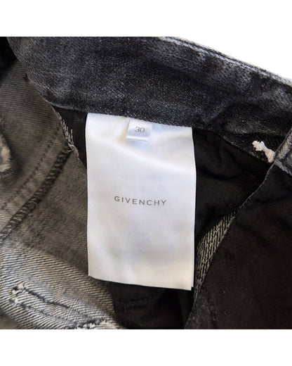 Givenchy AW2023 Moleskin Patch Distressed Boro Repaired Denim Jeans
