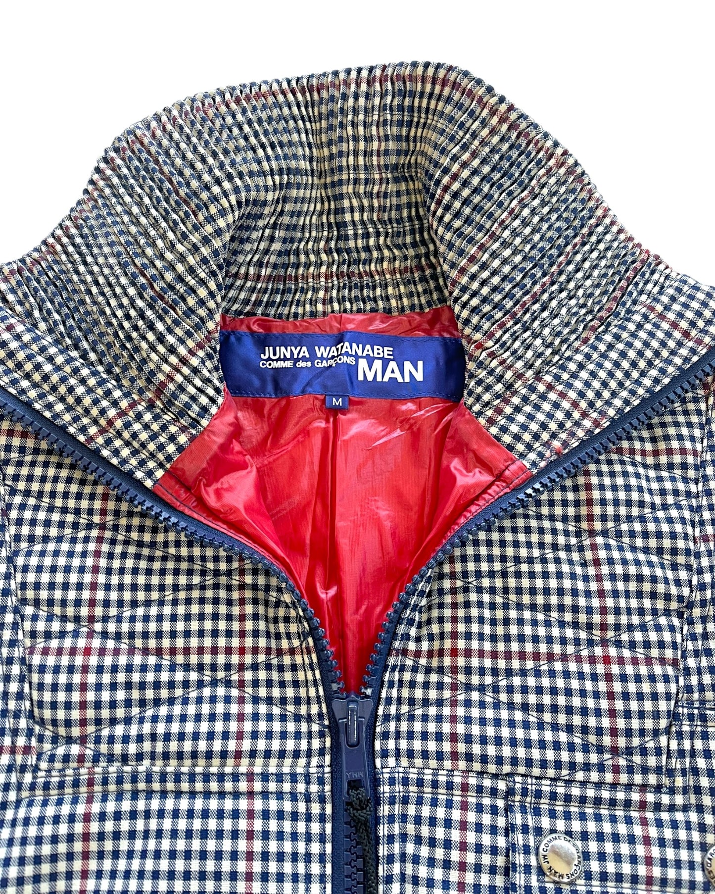 AW2005 Junya Watanabe Padded Wool Plaid Ski Jacket