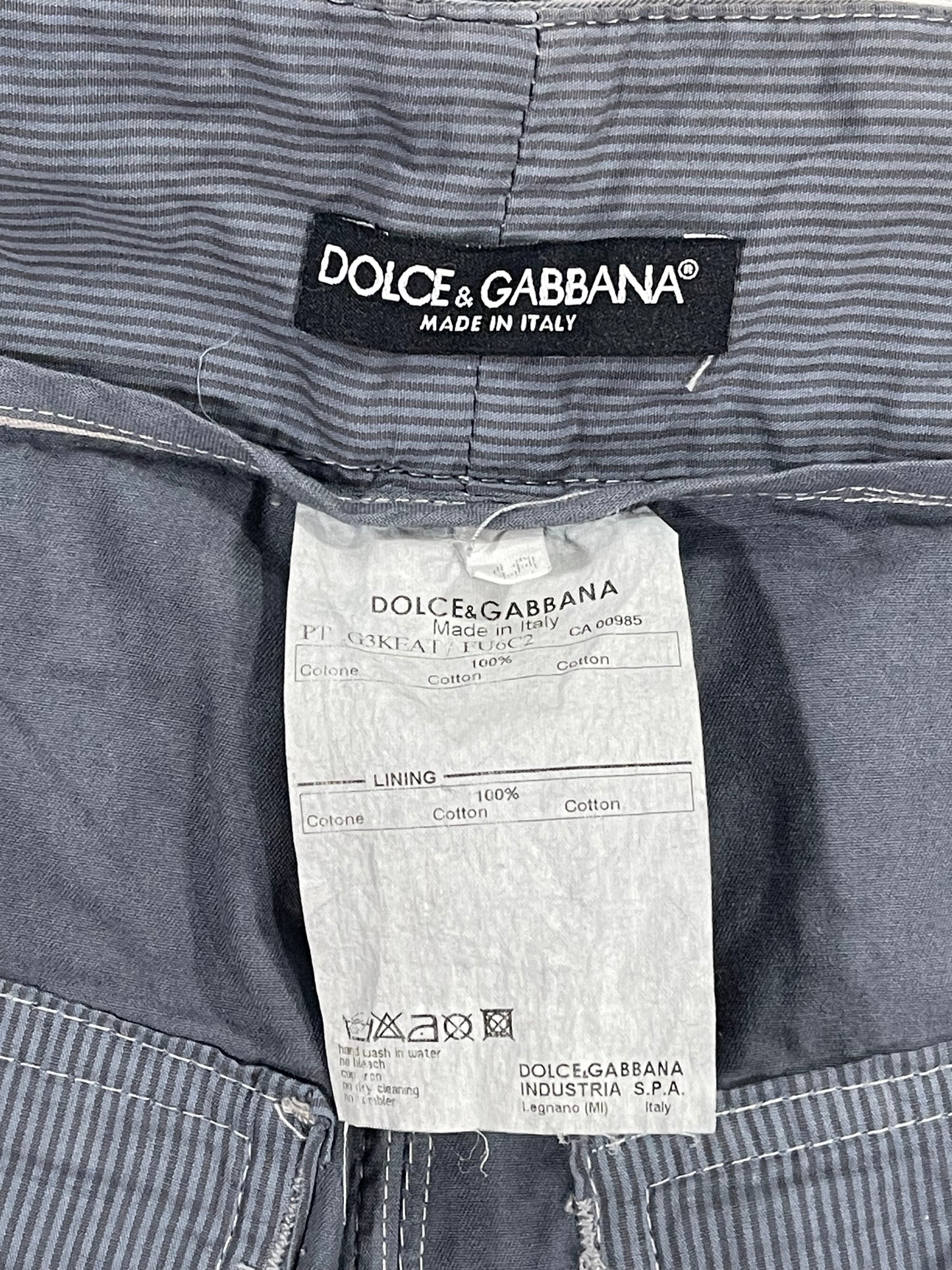 AW2003 Dolce & Gabbana Parachute Flight Cargo Pants