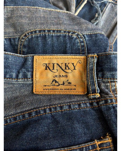Hysteric Glamour Patchwork Hagi Bootcut Denim Jeans