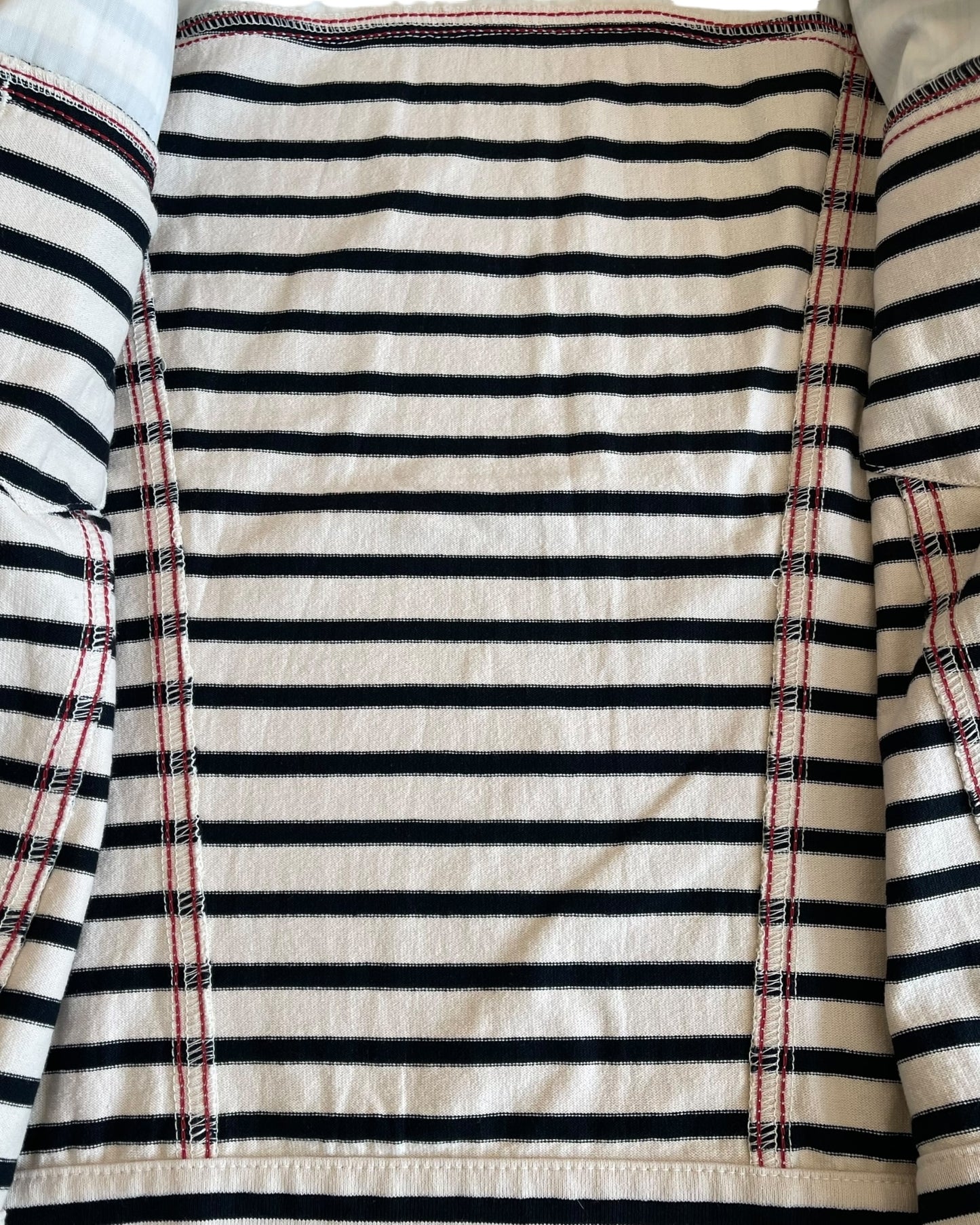 Junya Watanabe SS11 Border Stripes Cotton Trucker Jacket