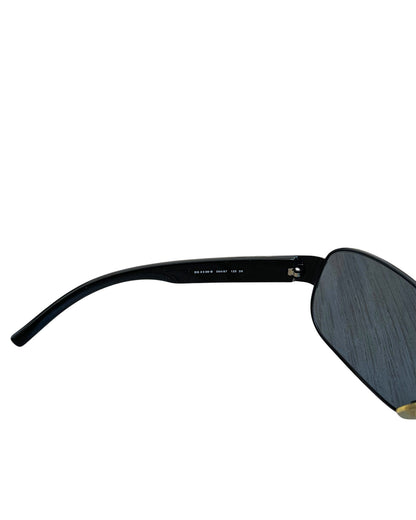 Dolce & Gabbana Shield Rhinestone Logo Sunglasses