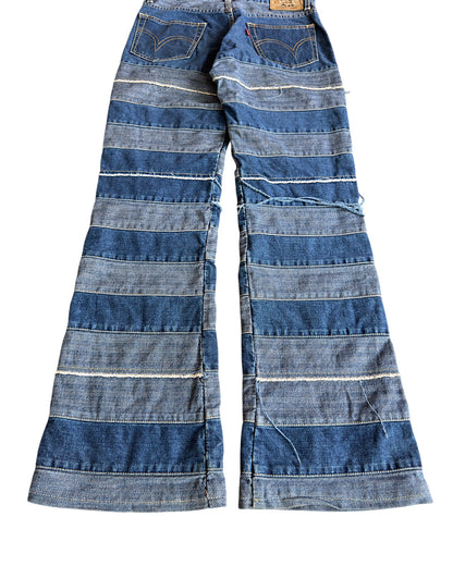 Hysteric Glamour Patchwork Hagi Bootcut Denim Jeans
