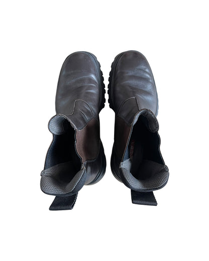 Prada Sport Chelsea Hiking Leather Boots