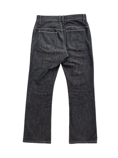 2000s Téte Homme White Stitch Straight Leg Denim
