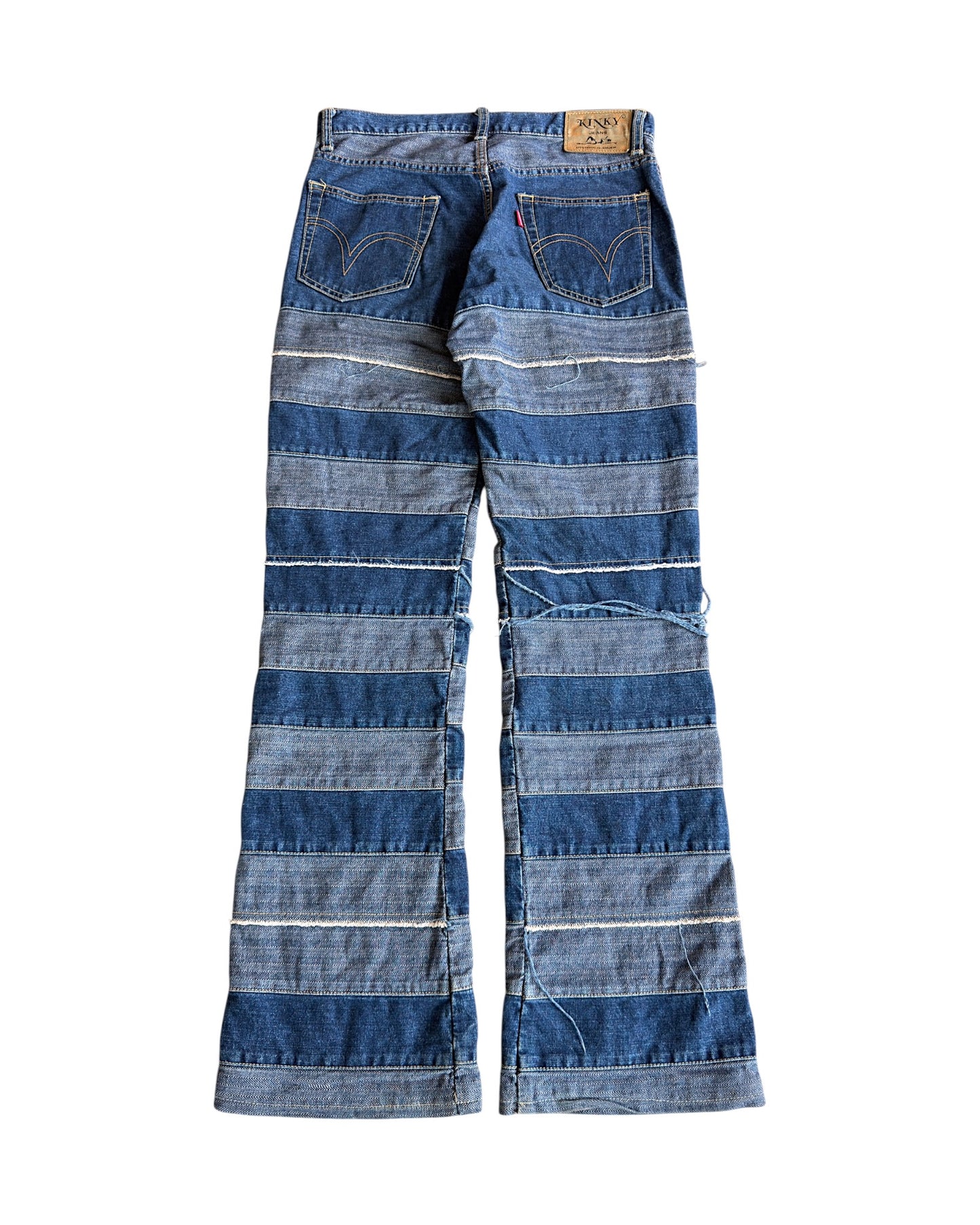 Hysteric Glamour Patchwork Hagi Bootcut Denim Jeans