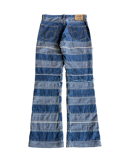 Hysteric Glamour Patchwork Hagi Bootcut Denim Jeans