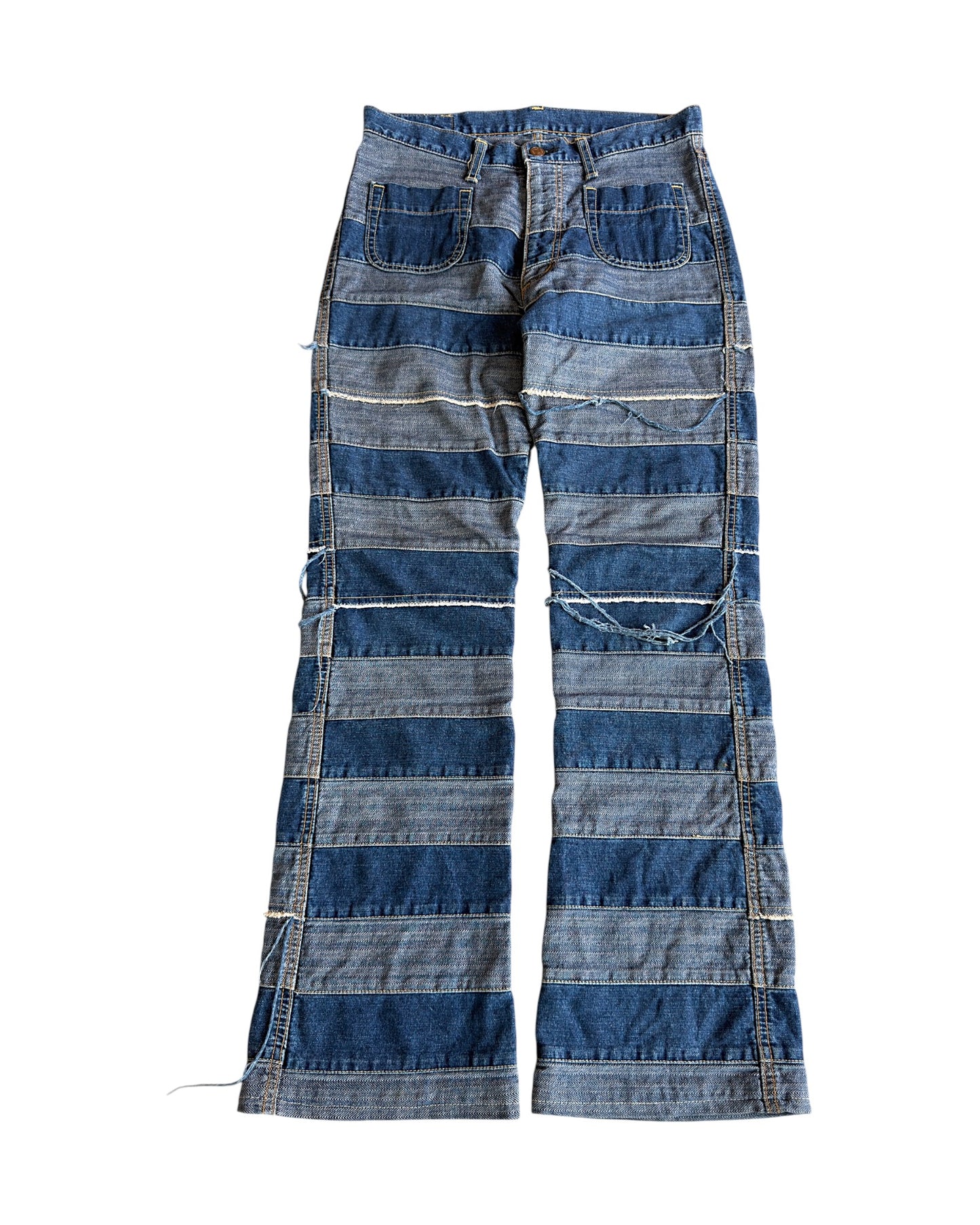 Hysteric Glamour Patchwork Hagi Bootcut Denim Jeans