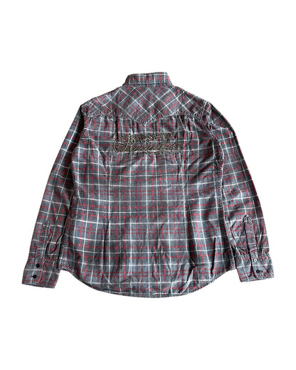 Yasuyuki Ishii ‘Rocaille’ Embroidery Western Plaid Flannel