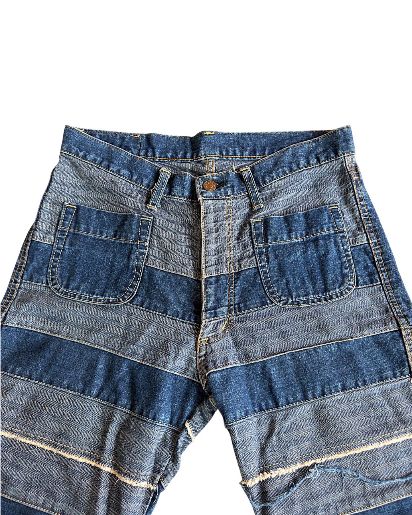 Hysteric Glamour Patchwork Hagi Bootcut Denim Jeans