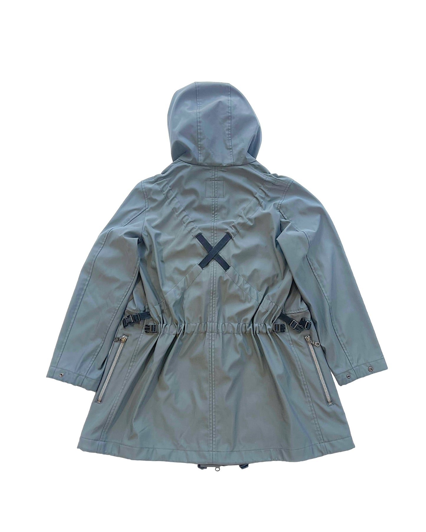 Marithè+ François Girbaud 00s Parachute X Bungee Bonded Nylon Coat