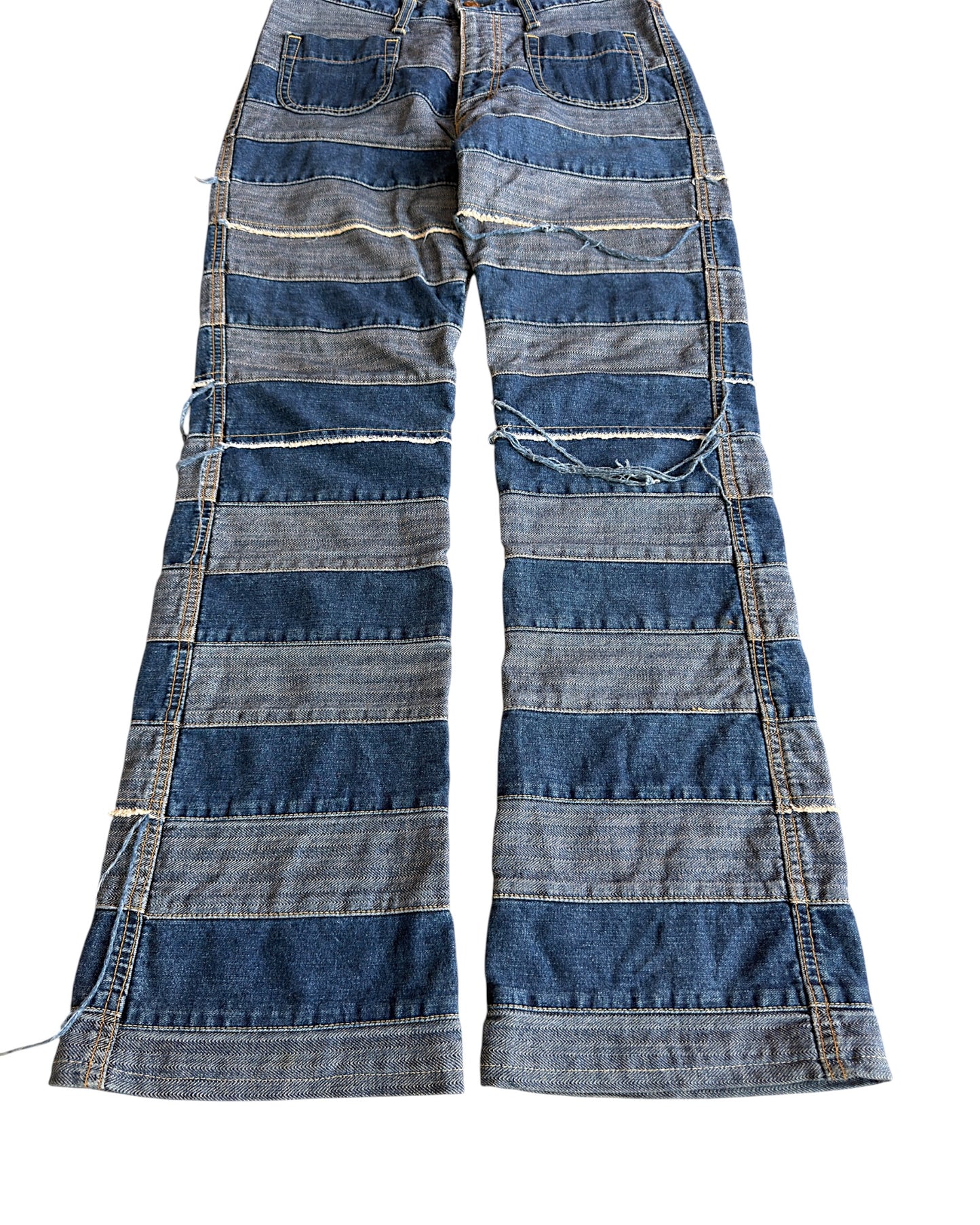 Hysteric Glamour Patchwork Hagi Bootcut Denim Jeans