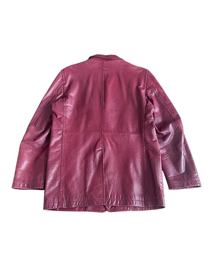 Jean Paul Gaultier Homme Object Leather Tailored Jacket