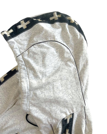L.G.B. (Le Grande Bleu) Cross Boxer/PK Piping Fur Hoodie Sweatshirt