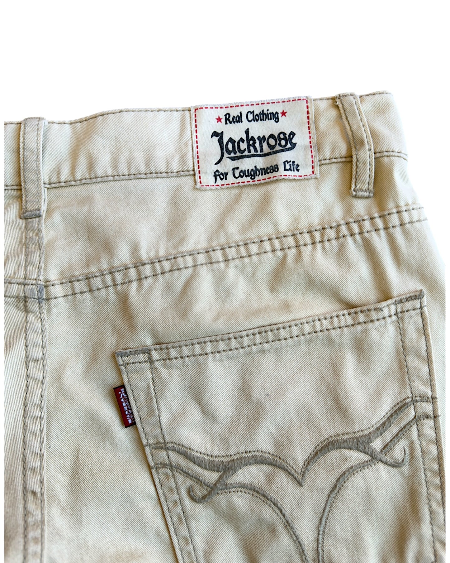 Jackrose Whisker Marble Bootcut Flare Denim Jeans