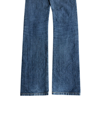 Dior Homme SS06 Indigo Blue Washed Slim Denim Jeans