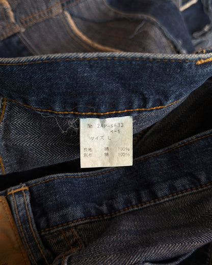 Hysteric Glamour Patchwork Hagi Bootcut Denim Jeans