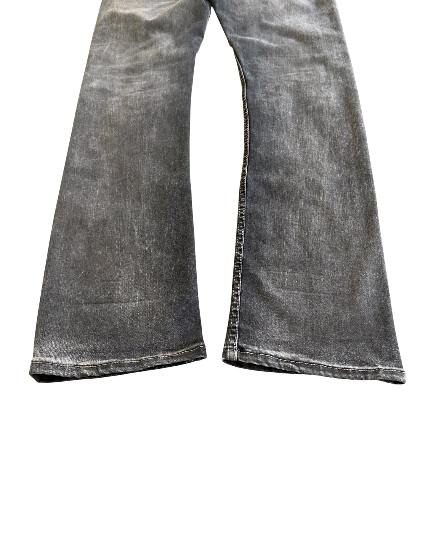 Rick Owens Drkshdw SS2023 Pentagram Dark Dust Detroit Cut Denim Jeans