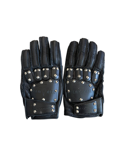 Kadoya Hammer Studded Spike Armor Leather Gloves